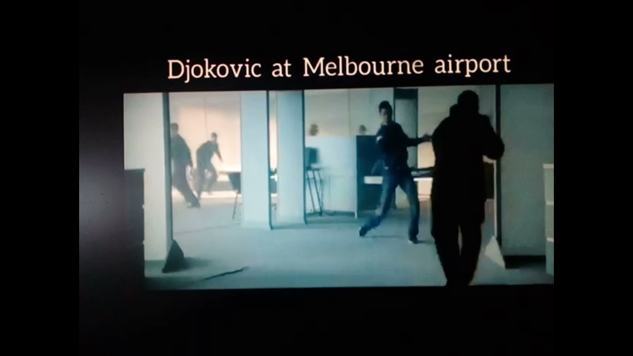 Novak Đoković at Melbourne airport!