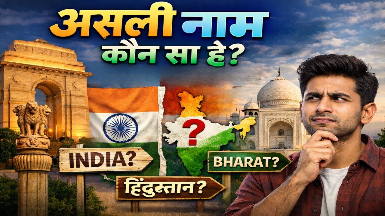 भारत नाम की उत्पत्ति | India, Bharat & Hindustan कैसे बने? Explained | Bharat Lekh
