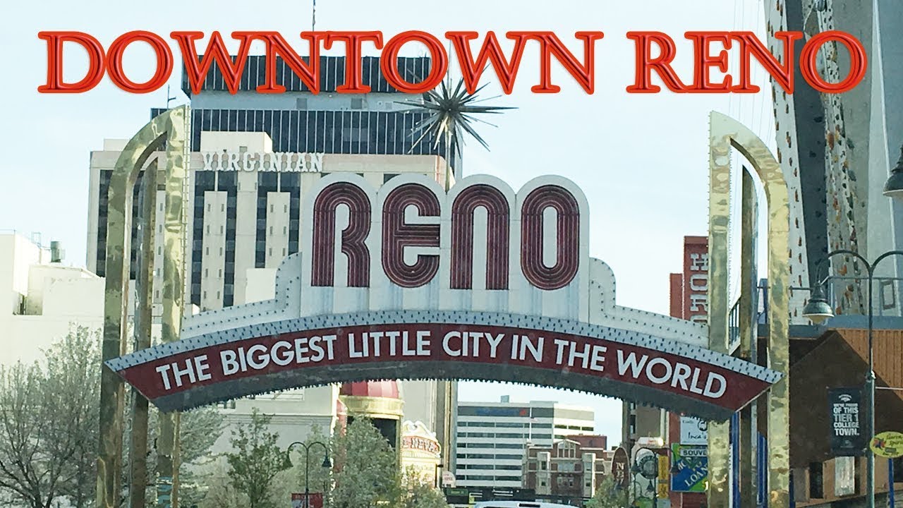 Drive Tour  to Downtown RENO  Nevada