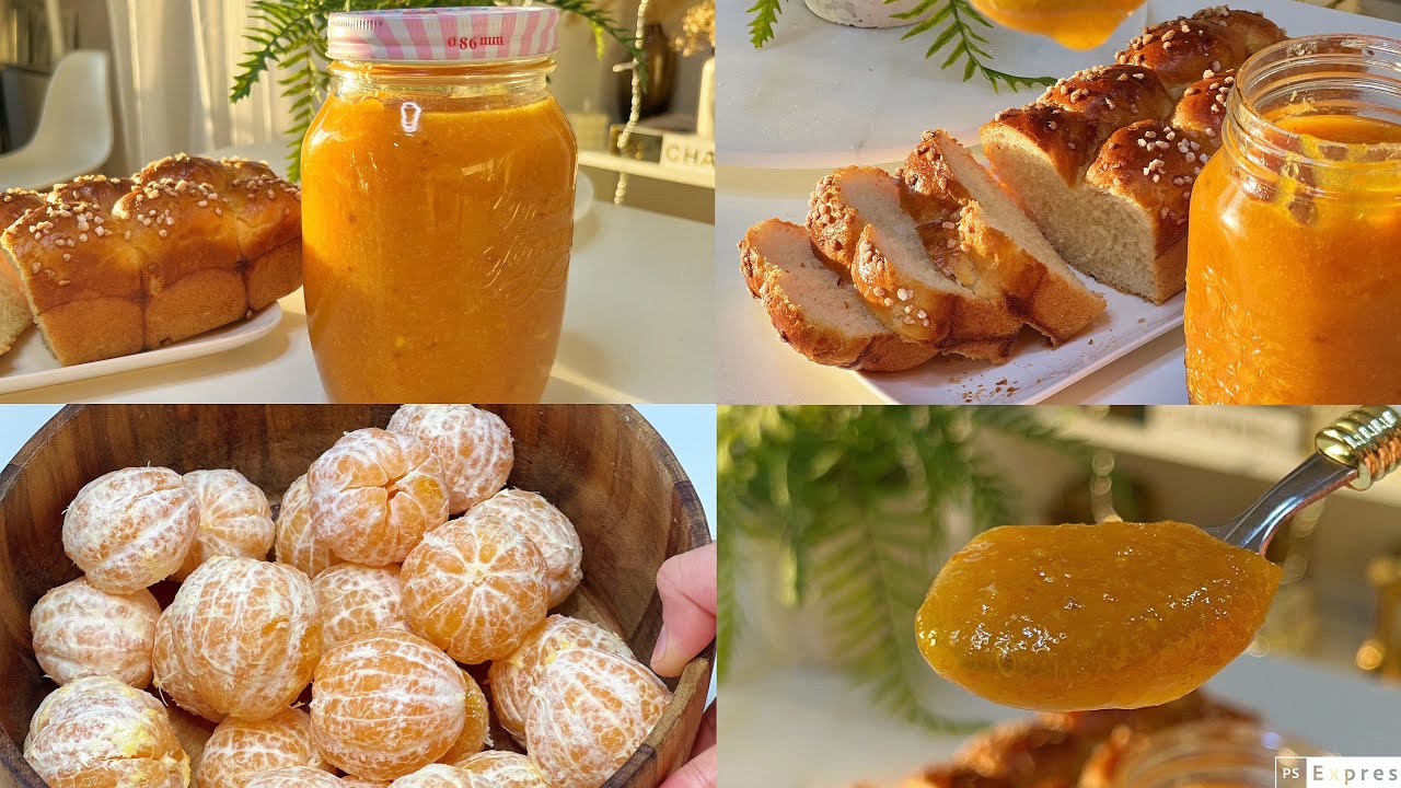 معجون المادالينة او البرتقال الزمني بكل اسرارو 🍊🍊🍊🍊 confiture mandarine