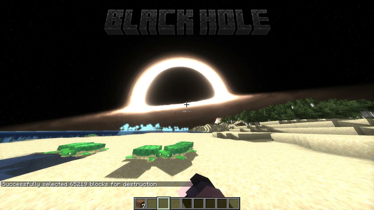 Minecraft Destruction Mod Black Hole