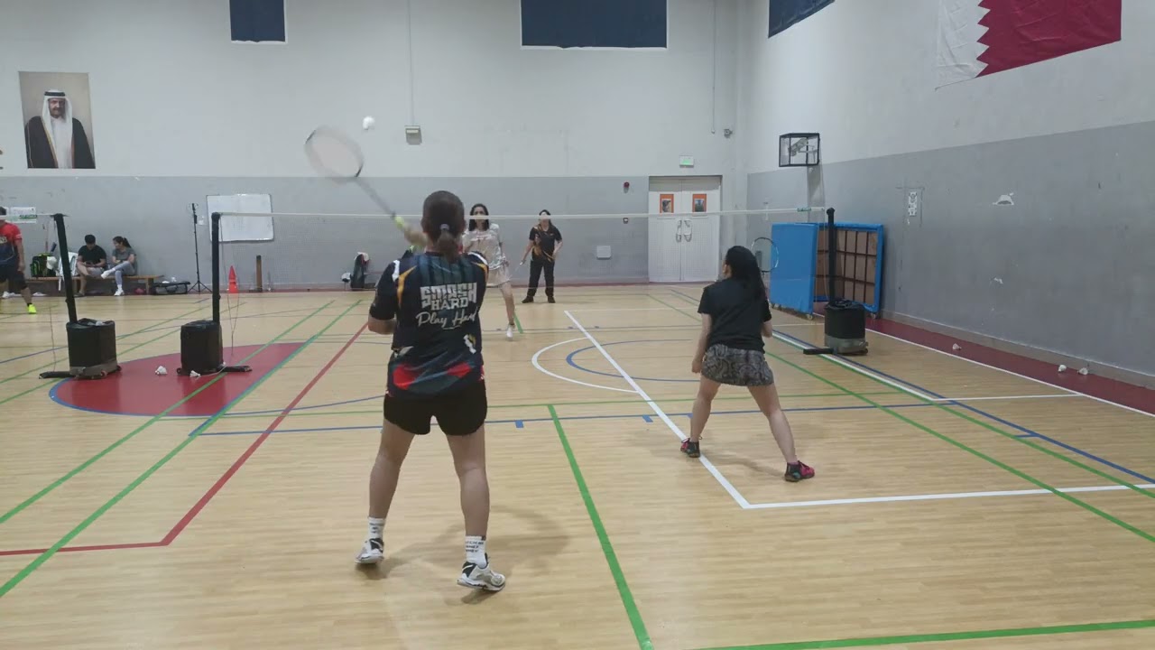 Badminton queuing with TRB_March 13, 2026_Dhel, Aiko, Vern & Micho