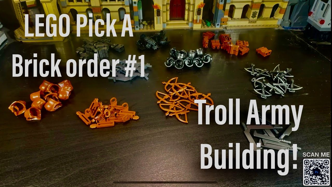 LEGO Pick A Brick order #1; Troll Army Building!