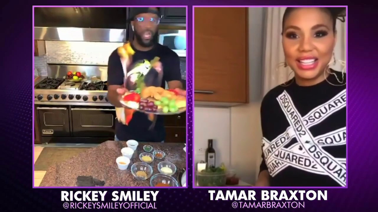 Fried Chicken w/ Tamar Braxton - Rickey Smiley's Quarantine Cook-Off