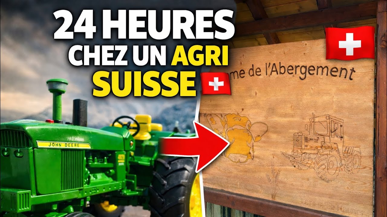 24 heures chez un agri  🇨🇭 suisse 