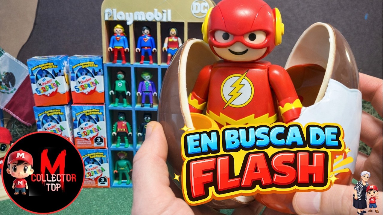 ¿Encontraremos a Flash? ⚡ Abriendo Kinder Sorpresa