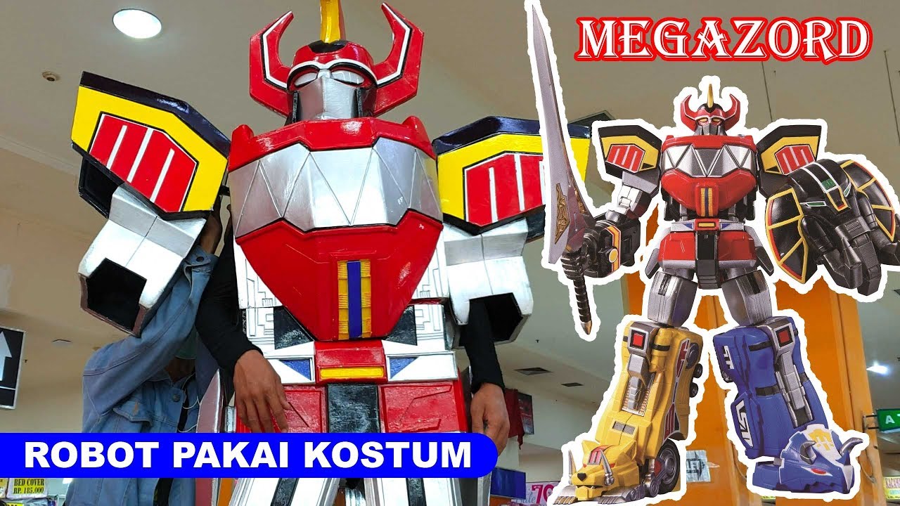 ROBOT MEGAZORD Pakai KOSTUM - Megazord Power Ranger