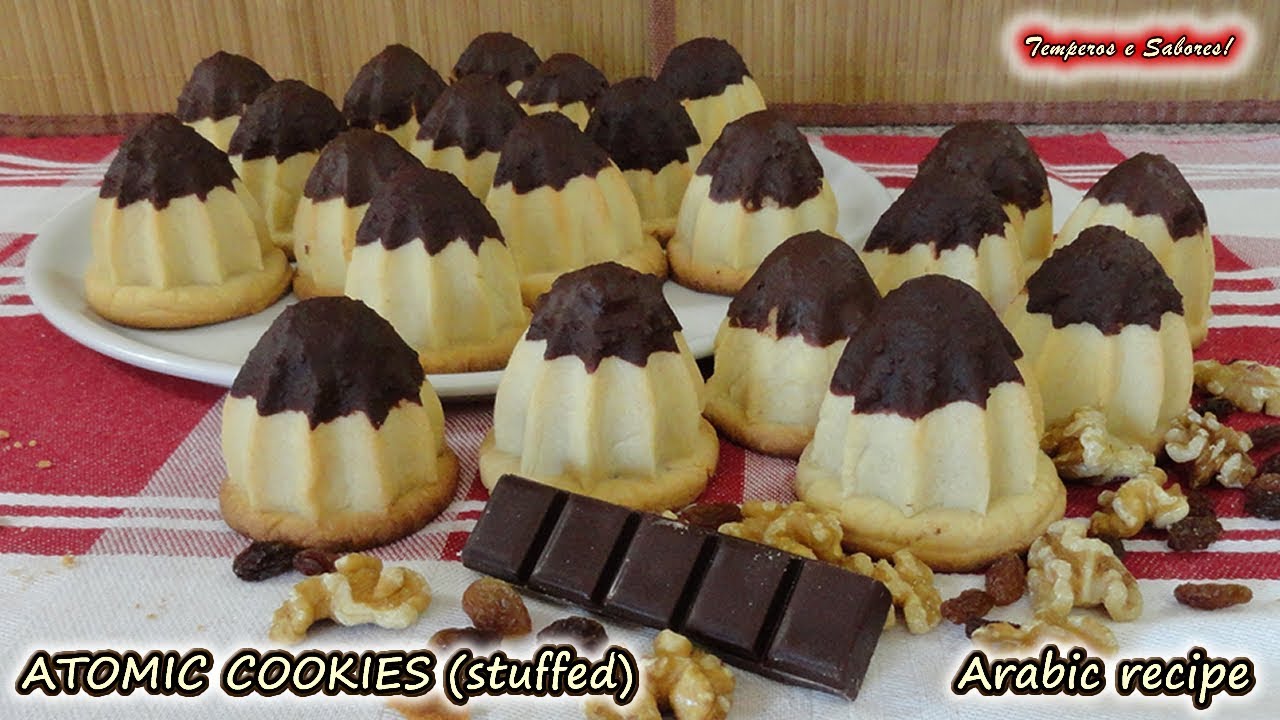 ATOMIC COOKIES STUFFED, Arabic recipe, amazingly delicious