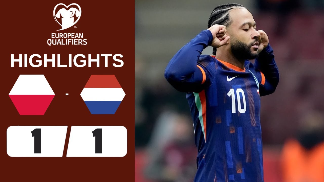 Poland vs Netherlands | 1-1 | Highlights | World Cup Qualifiers 2026