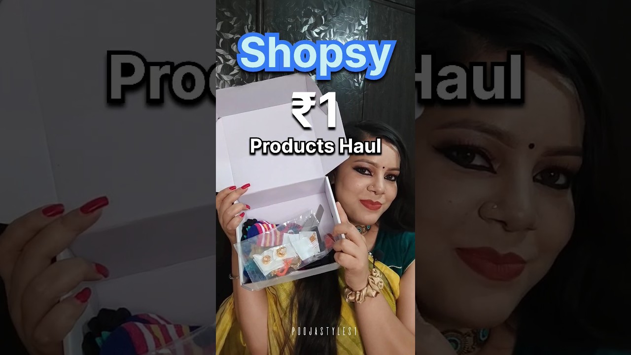 Shopsy ₹1 Products haul | Shopsy jhatpat deals shopping haul | #shopsy1rssale #jhatpatdealsre1haul