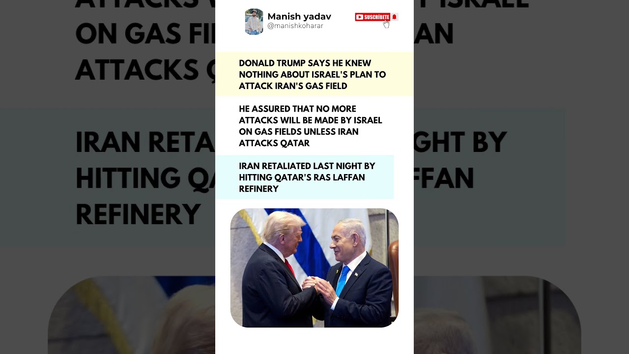 🚨 Middle East Alert: Trump Reacts as Iran Hits Qatar's Refinery!