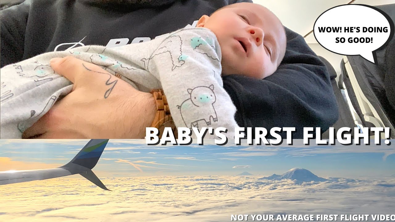 Flying with a ONE MONTH old baby | STRESS FREE HACKS guaranteed to help!