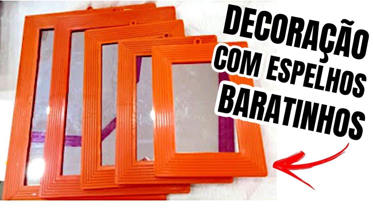 5 IDEIAS DE DECORAÇÃO BARATINHAS COM ESPELHOS DE R$ 1,99