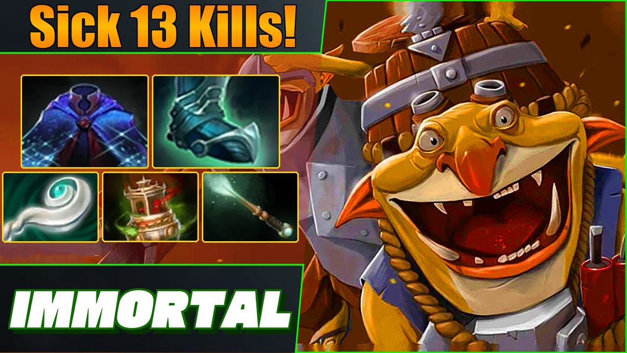 Immortal Techies Soft Support Spectacular 13 Kills! Dota 2 DotaPulse Highlight Gameplay