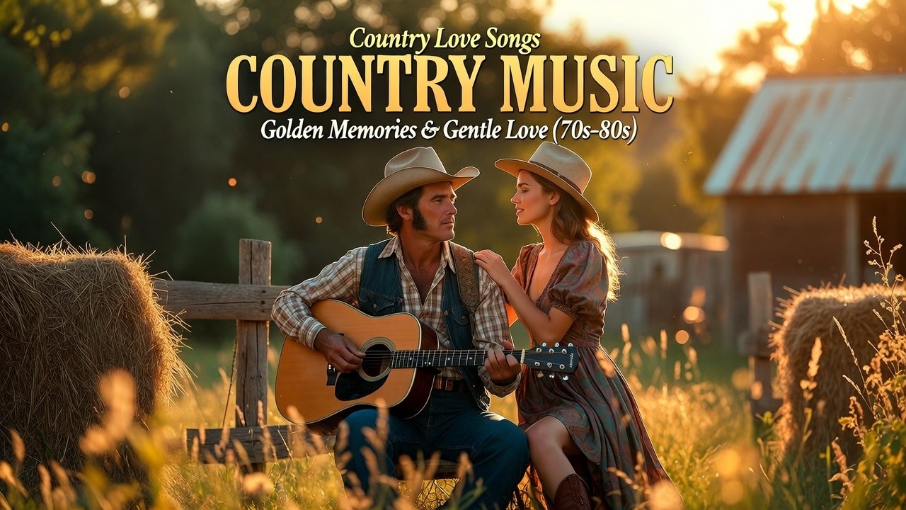 Country Love Songs Collection 💛 Golden Memories & Gentle Love (70s–80s)