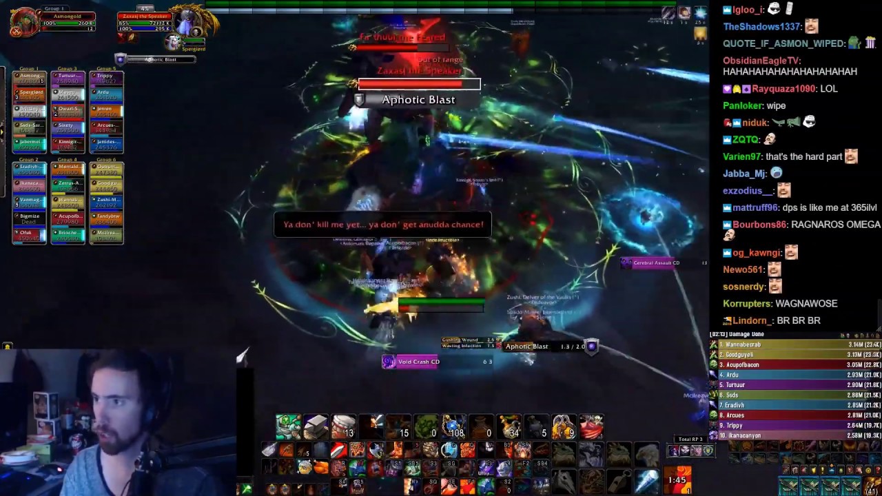 Asmongold's First Crucible of Storms Raid on Heroic Difficulty