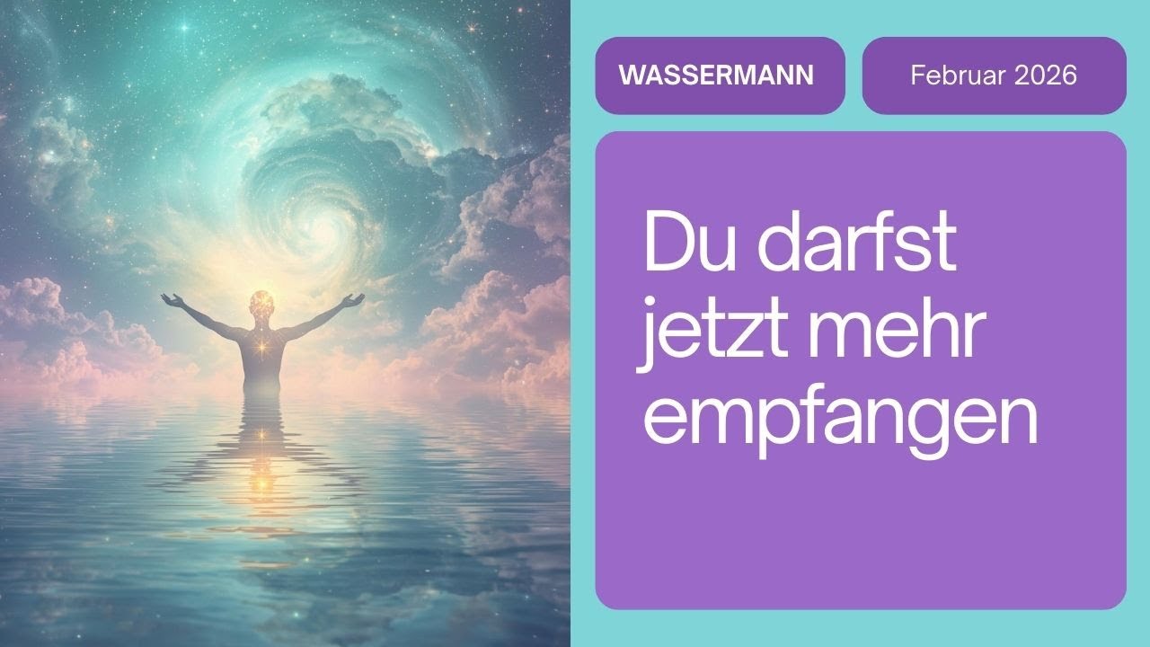 Wassermann ♒️ Februar 2026✨💎🌊💫Du darfst jetzt mehr bekommen, als du dir bisher erlaubt hast ✨💎🌊💫
