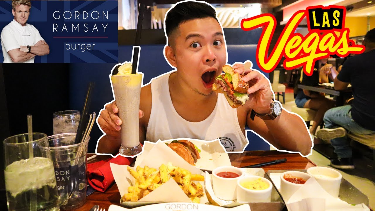 GORDON RAMSAY Burger In Las Vegas Is Open! (Restaurant Review)
