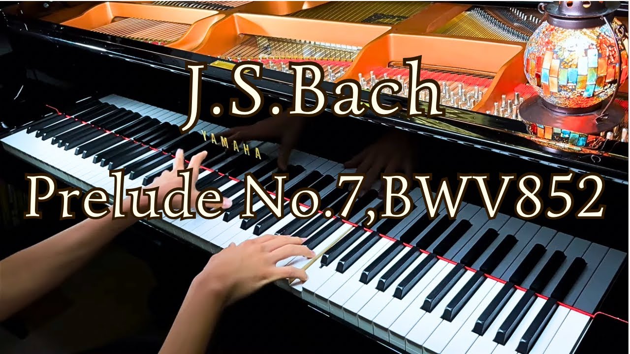 J.S.Bach; The Well-Tempered Clavier, Book 1; Prelude No.7 in E-Flat Major, BWV852