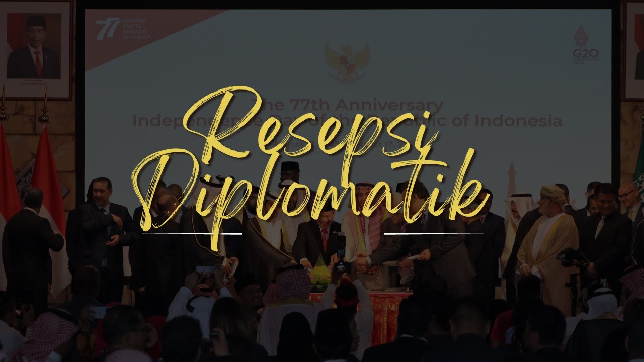 Resepsi Diplomatik 77 Tahun Kemerdekaan Indonesia | Balai Nusantara, Wisma Konjen RI Jeddah.
