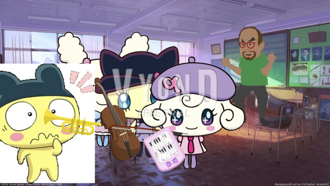 Mametchi Disrupts Music Class And Gets Grounded