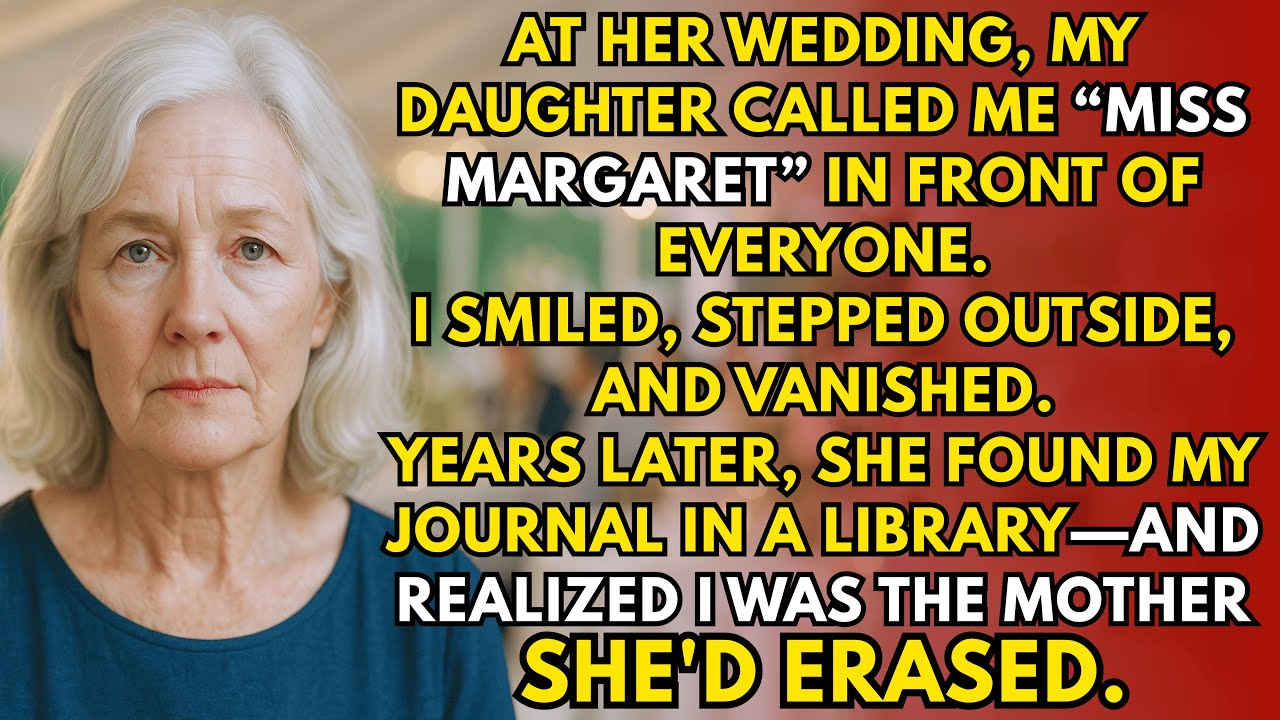 On Her Wedding Day, My Daughter Called Me &lsquo;Miss Margaret&rsquo; &mdash; So I Left, And She Lost Me Forever