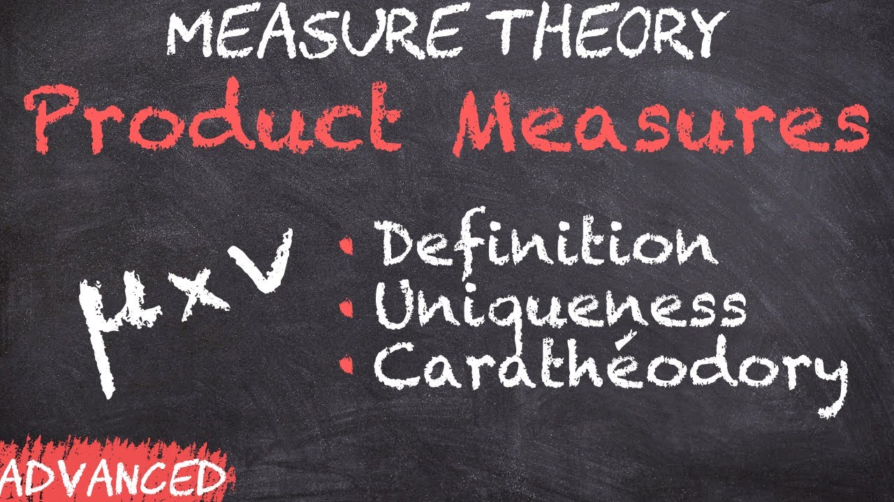 Product measures | Construction and Uniqueness