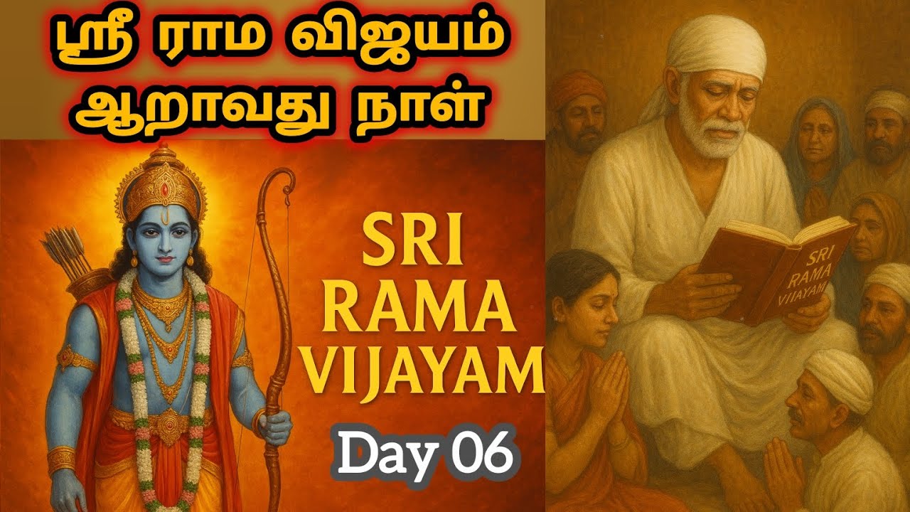 Day 06 ஸ்ரீ ராம விஜயம் ஆறாவது நாள் | Deepam | Sai Motivation | Sai Family 
