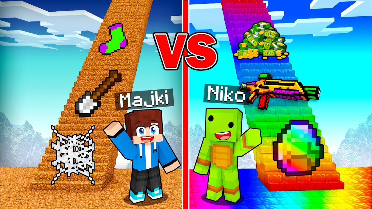 SCHODY Niko vs SCHODY Majki w Minecraft