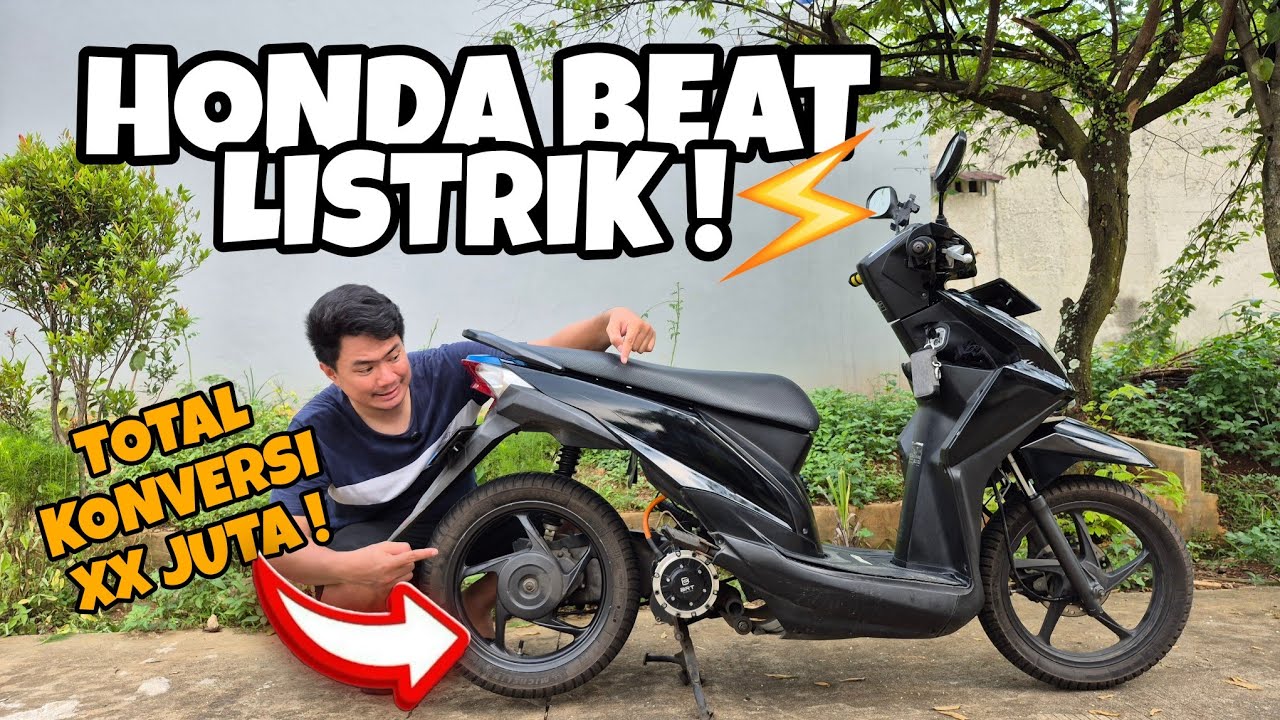 SEPERTI APA RASANYA HONDA BEAT KONVERSI KE MOTOR LISTRIK⁉️BEDANYA SEBERAPA BANYAK YA..??
