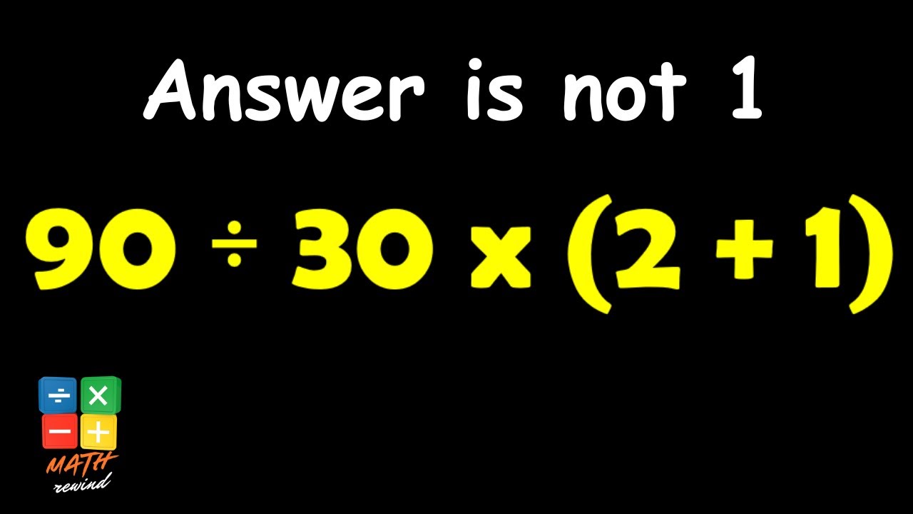 The Answer Is NOT What You Think!