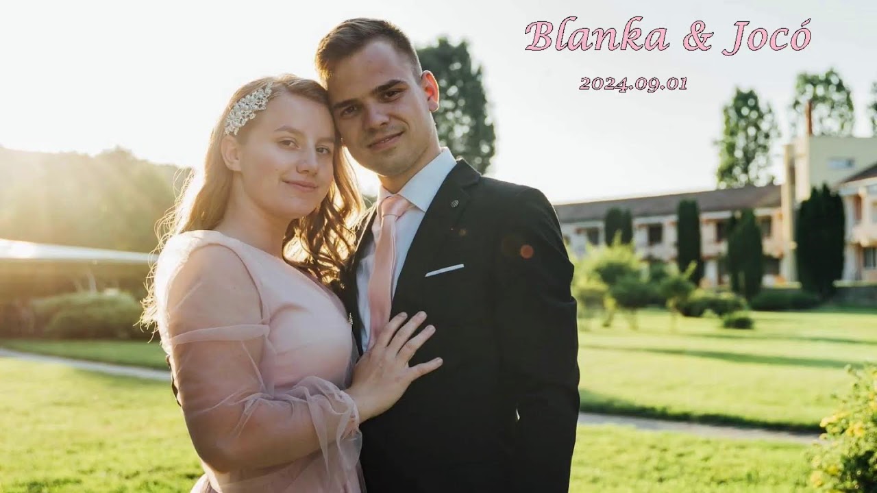 2024. Szeptember 01. Esküvői istentisztelet: Blanka & Jocó