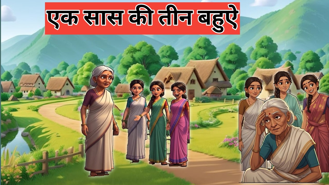एक सास की तीन बहुएँ | Hindi Story | Hindi Kahaniya | Moral Stories | cartoon story