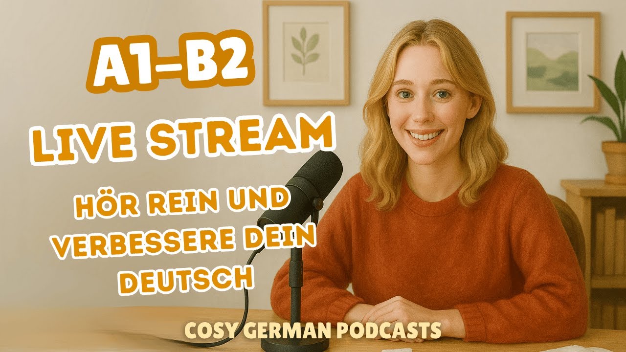 Live | Deutsch lernen: Alles, was du über Deutschland wissen musst! Podcasts für A1-A2