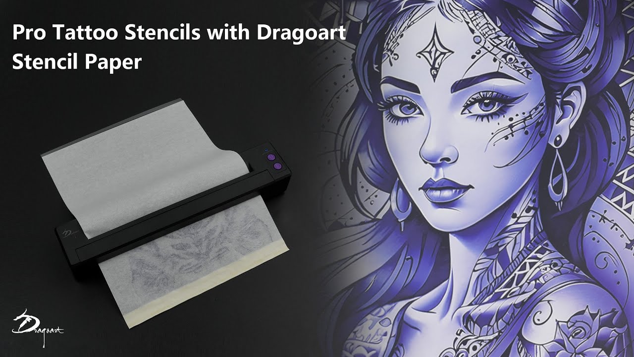 Pro Tattoo Stencils with Dragoart Stencil Paper | Dragoart Tattoo Supply