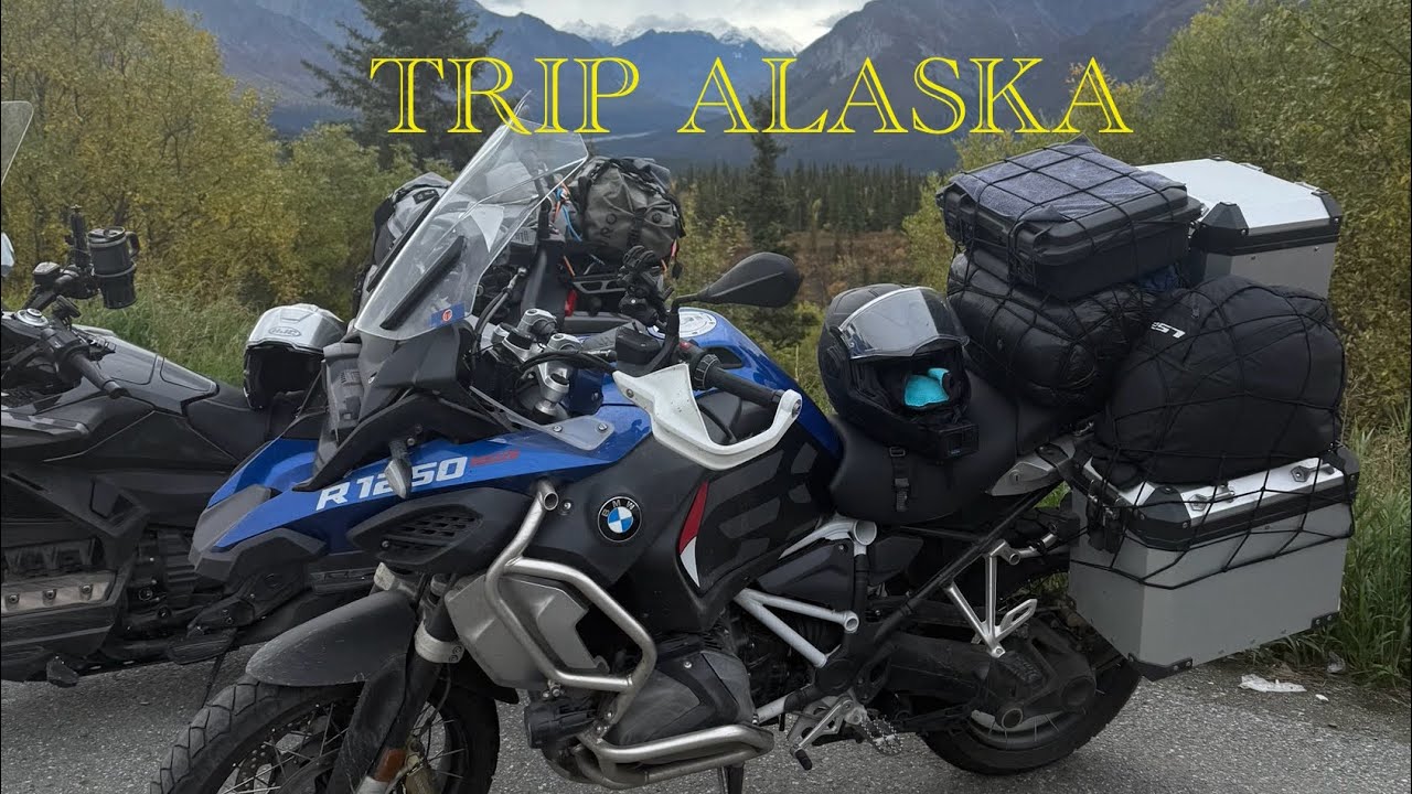 TRIP ALASKA DIA 11  GS 1250 adventure FINALMENTE CHEGAMOS AO ALASKA.