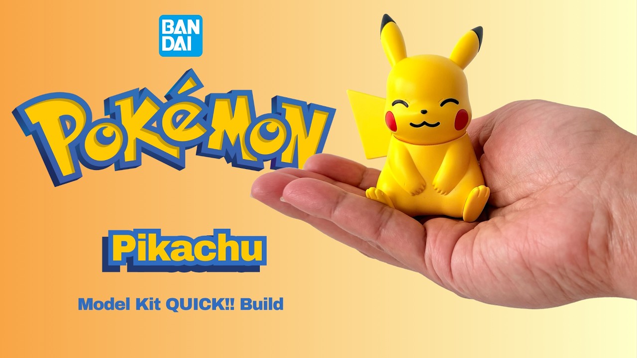 Pikachu Model Kit Quick Build | Pokémon | Bandai Spirits