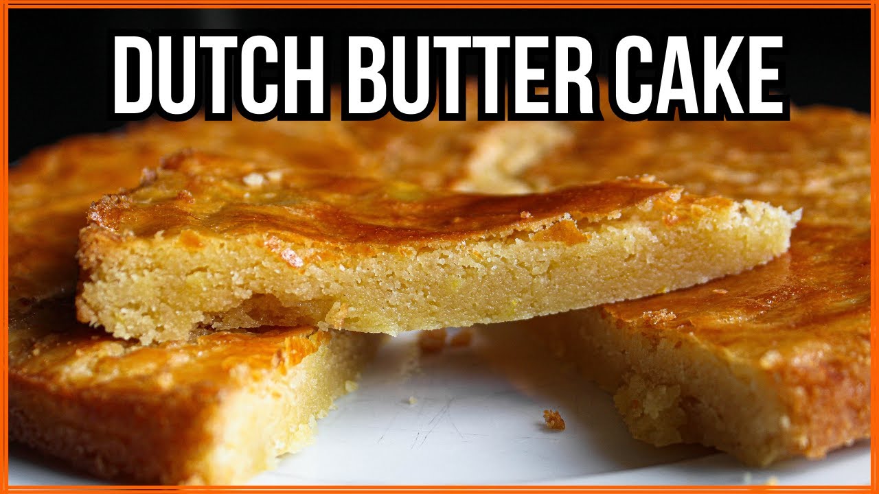 Dutch Butter Cake | Authentic Old Fashioned Recipe | How To | Jordinner