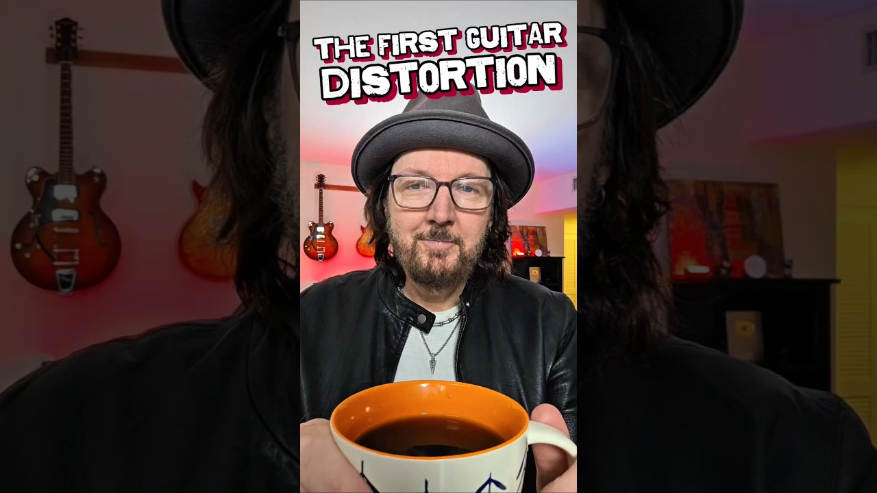 THE FIRST GUITAR DISTORTION 🤘#rockmusic #guitar #rocknroll #rockguitar
