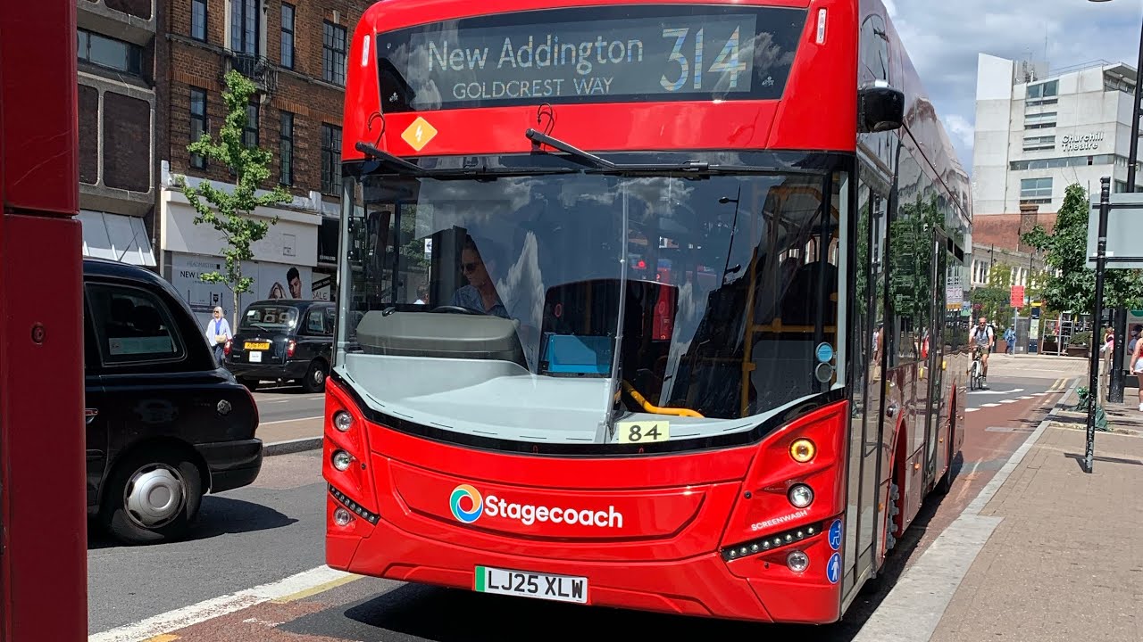 *LJ25 XLW*Stagecoach London 25Reg Volvo BZL