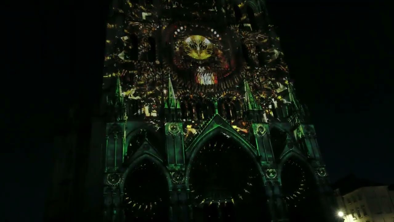 Amiens Cathedral - light show - Summer 2025