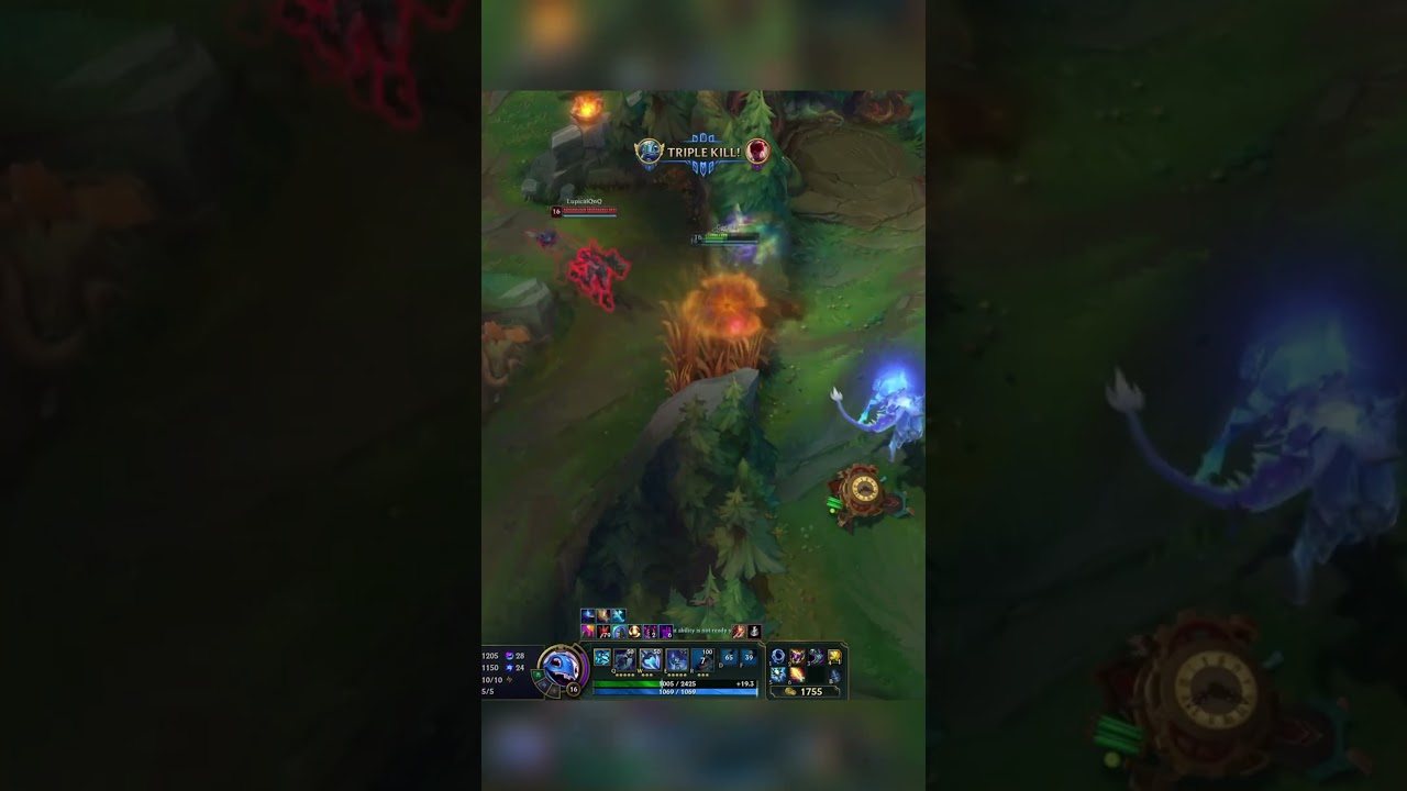URF LoL Pentakill 1v5 2024