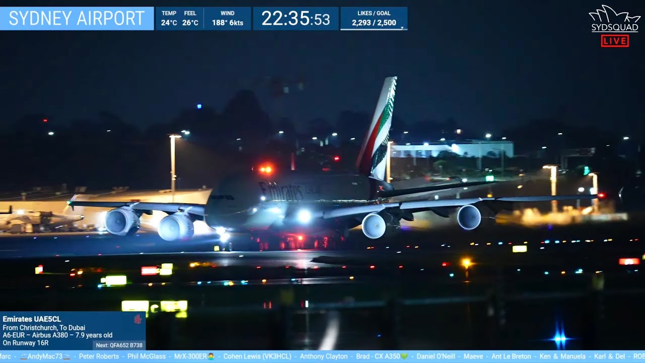🔴LIVE - Storm Dodging & Plane Spotting @ Sydney Airport  - 09.02.26 🔴