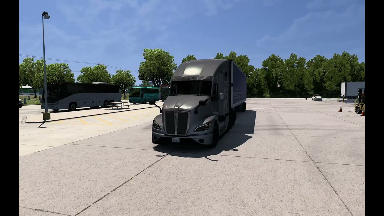 How to reverse park reefer trailer in ATS (American Truck Simulator)