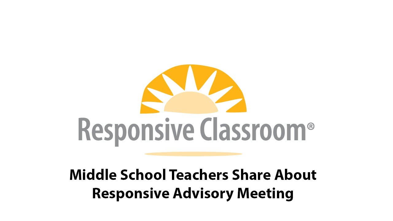 Middle School Teachers Share About Responsive Advisory Meeting