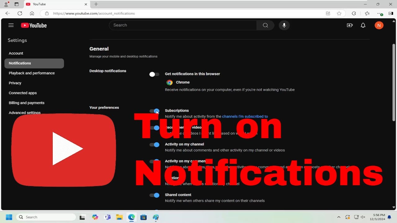 How To Turn On YouTube Notifications [Guide]
