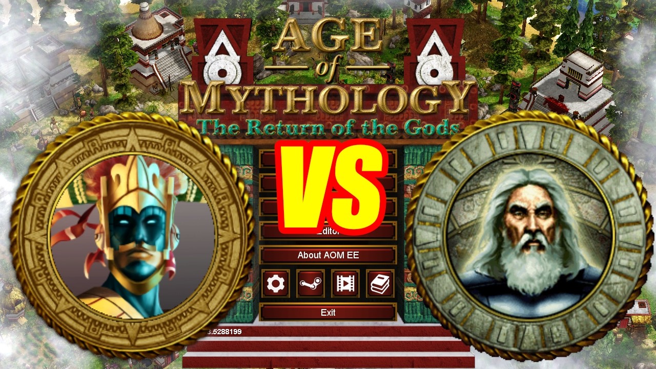 Age of Mythology Return of the Gods | Huitzilopochtli vs Oranos | No Commentary