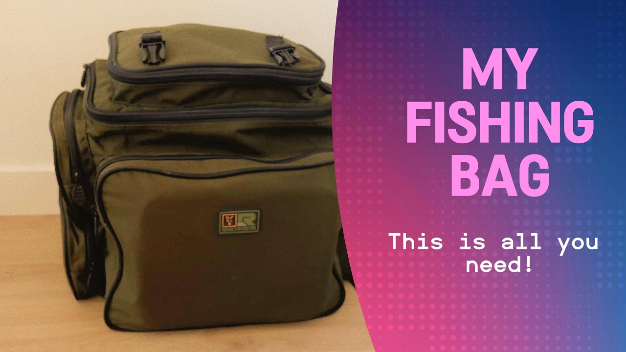 My fishing bag. The only stuff I carry with me on a fishing day