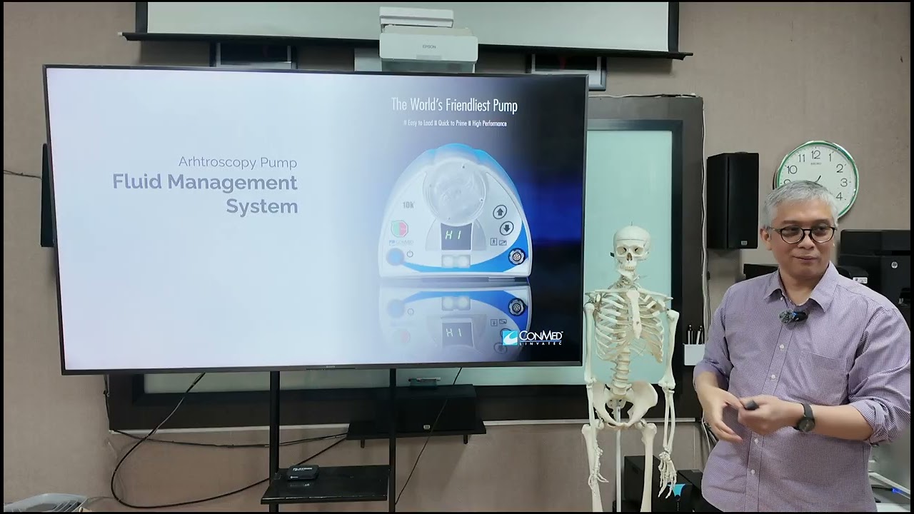 Basic Set Up Arthroscopy   dr. Husnul Fuad Albar, Sp.OT, Subsp. C.O.(K)
