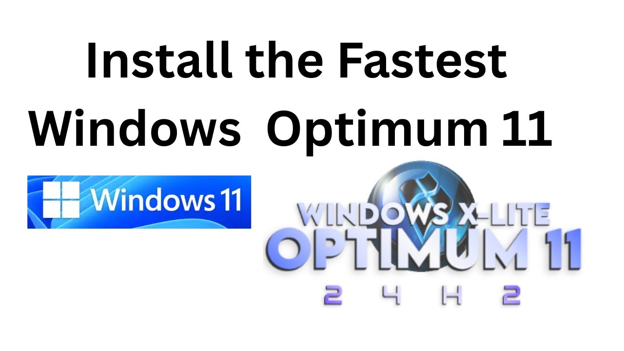 Install the Fastest Windows | Optimum 11 Install & Performance Test